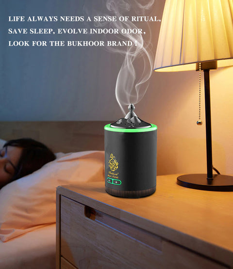 KKF, Exquisite Mountain Bukhoor Burner and USB Rechargeable Incense Diffuser