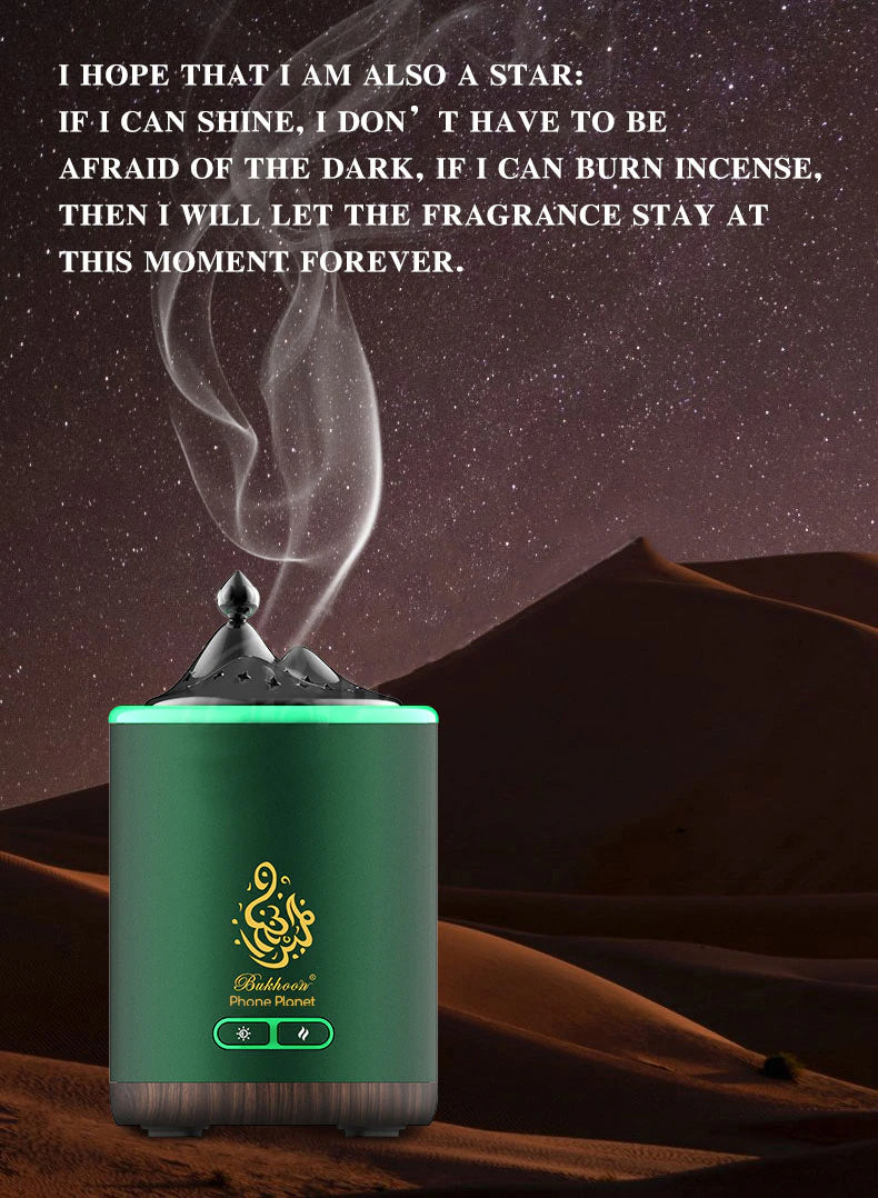 KKF, Exquisite Mountain Bukhoor Burner and USB Rechargeable Incense Diffuser