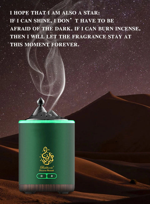 KKF, Exquisite Mountain Bukhoor Burner and USB Rechargeable Incense Diffuser