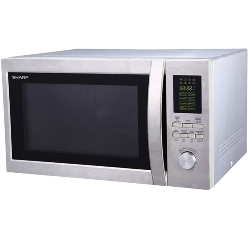 Sharp, Microwave Oven 43L 1100W, Stainless Steel - R-45BT(ST)