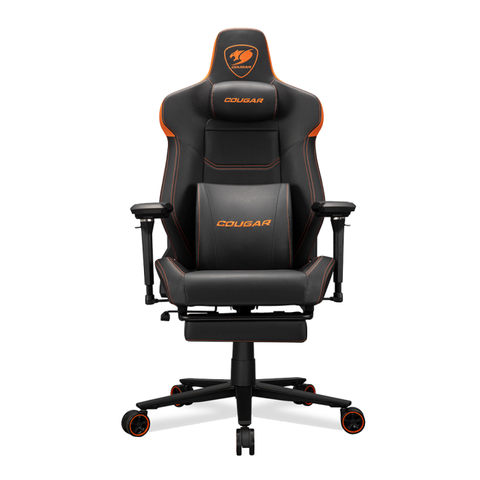 Cougar Gaming Chair Armor Evo M, Breathable Premium PVC Leather, 5D Adjustment - Black  / Orange