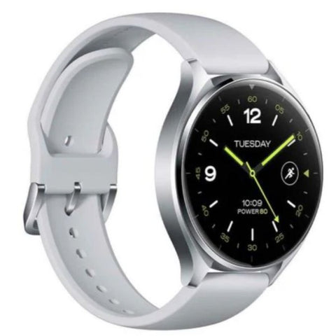 Xiaomi Watch 2 Sliver Case With Gray TPU Strap