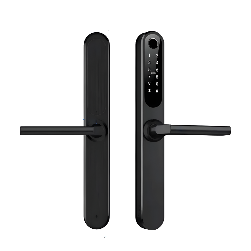 Smart Handle Door Lock S35 with TTLock App – Fingerprint, PIN & RFID for Aluminum and Iron Doors