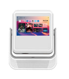 Smart Touch Screen Projector with WiFi 6, Bluetooth 5.0, Native 1080P HD, Auto Focus & Dual 5W Speakers - Portable Home Theater