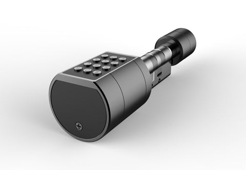 غوبيتا، قفل أسطواني ذكي للأبواب الخشبية مع تطبيق TUYA بلوتوث، بصمة الإصبع، البطاقة ورمز المرور