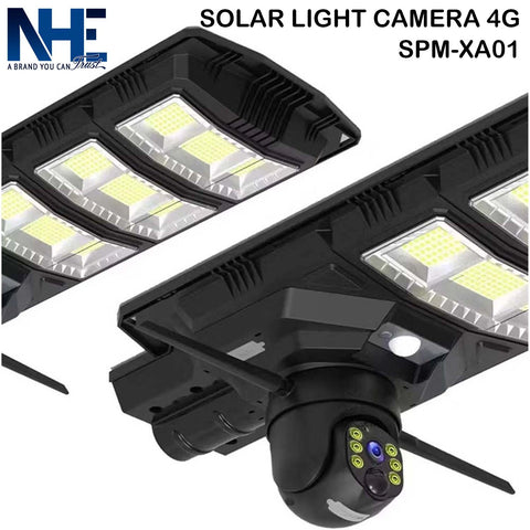 كاميرا مع مصباح طاقة شمسية 4G ٢ × ١