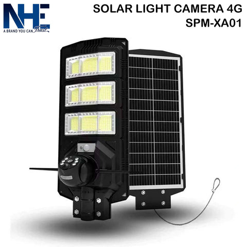 كاميرا مع مصباح طاقة شمسية 4G ٢ × ١