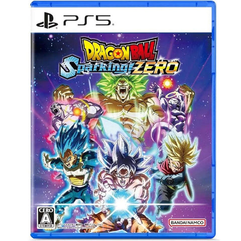 Dragon Ball Super: Broly Zero game case for PS5 with characters on a colorful background