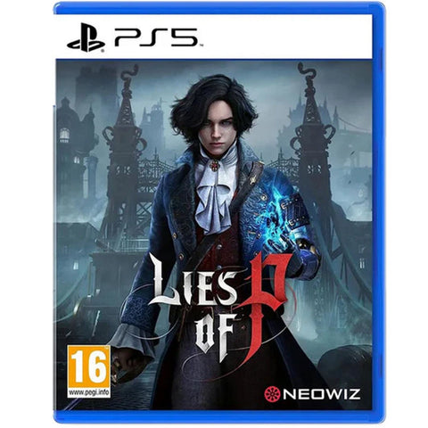 PlayStation 5 game disc cover for 'Lives of R' with a character and cityscape background.