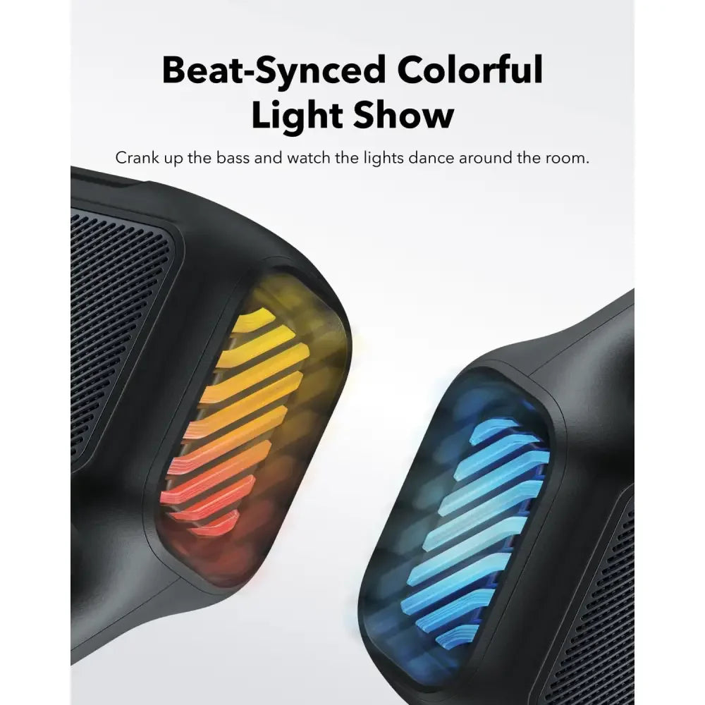 أنكر ساوندكور بوم 2، مكبر صوت بلوتوث محمول، 80 واط - أسود