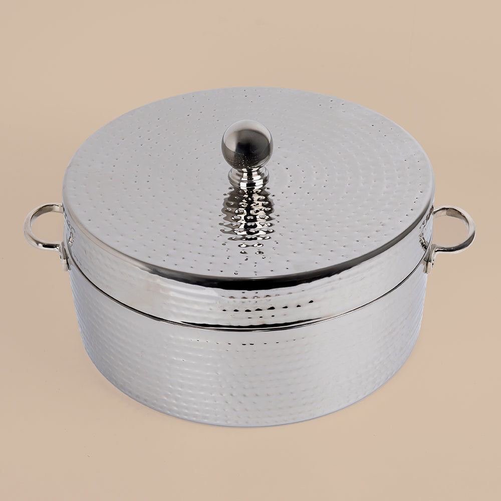 Steel Hammered Straight Hot Pot - 36cm