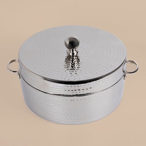 Steel Hammered Straight Hot Pot - 36cm