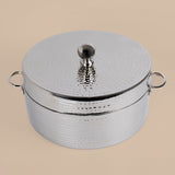 Steel Hammered Straight Hot Pot - 36cm