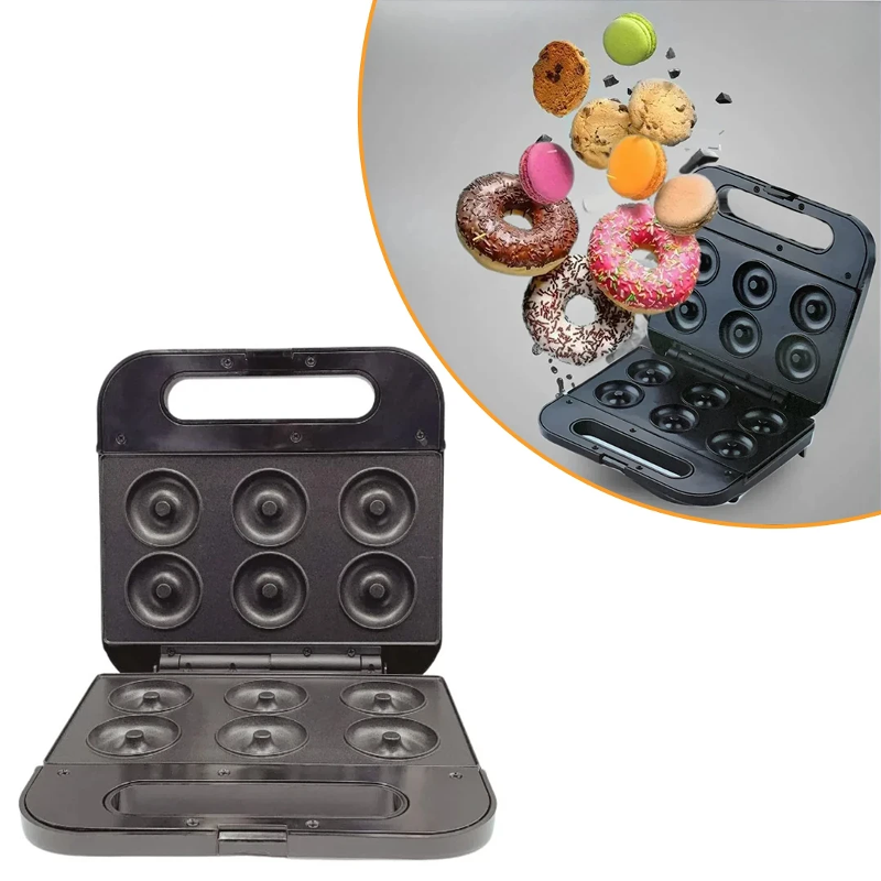 Sumo, Electric Donut Maker 800W with 6 Molds and Indicator Lights – SM-7213