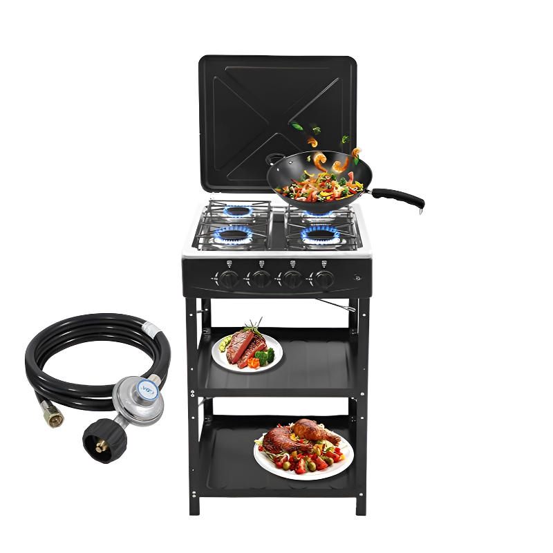 Sumo SM-1104, 4 Burner Gas Stove with Copper Burners