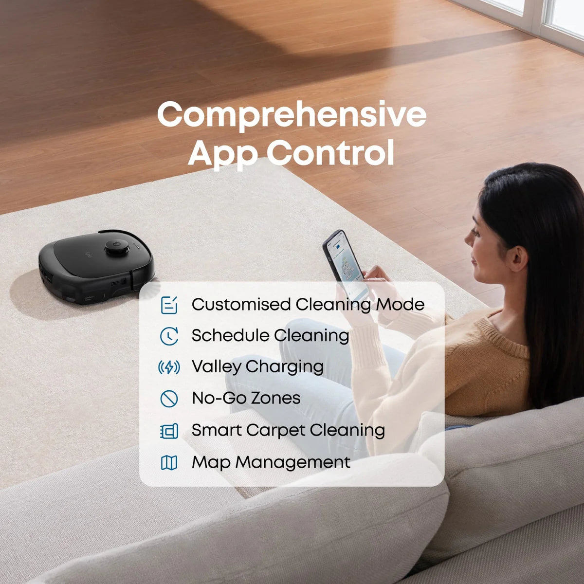 Eufy, E25 Omni Robot Vacuum Cleaner & Mop, 20,000 Pa Turbo Powerful Suction