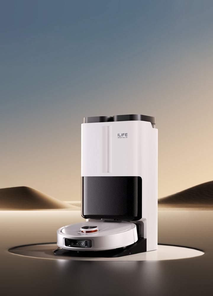 ILIFE T60s Robotic Vacuum Cleaner -White