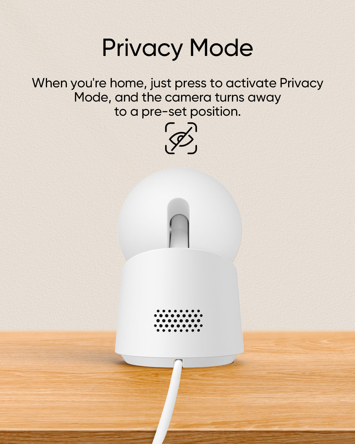 Eufy Security Indoor Cam C220 – 2K Resolution, AI Human Detection, 360° Pan & Tilt, White