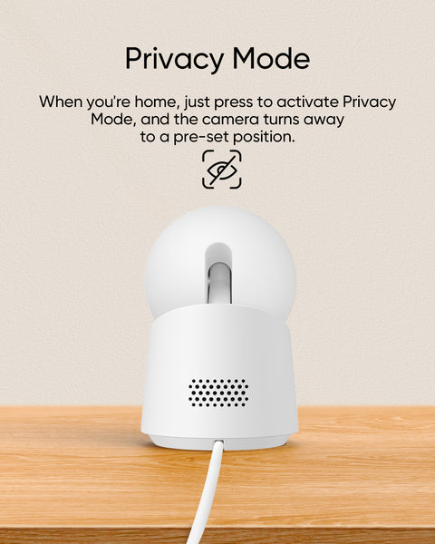 Eufy Security Indoor Cam C220 – 2K Resolution, AI Human Detection, 360° Pan & Tilt, White
