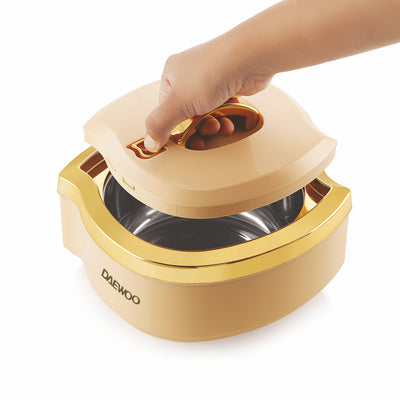 Daewoo 6L Insulated Stainless Steel Casserole – Superior Heat Retention Up to 7 Hours Food Warmer