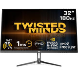Twisted Minds 32", HDR (R1500),FHD ,180Hz, VA, 1ms, HDMI 2.0 Gaming Monitor