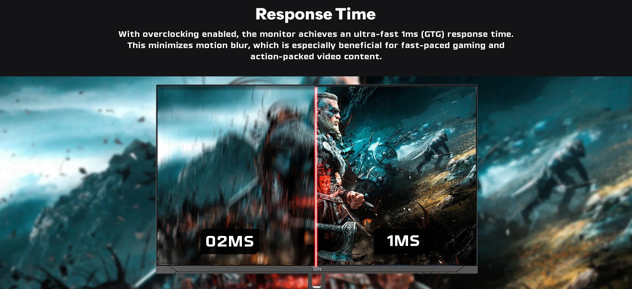 Twisted Minds Eclipse Series Flat 32" QHD - 165 Hz, 1 ms Fast VA Gaming Monitor