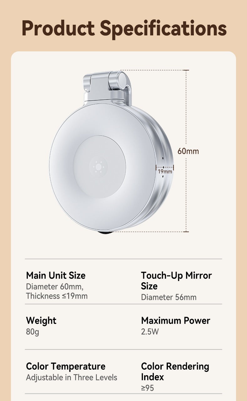 Telesin C03 Magnetic Selfie Ring Light