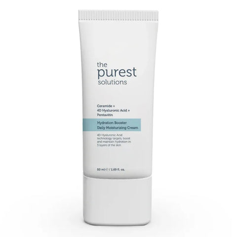 The Purest Solutions, Hydration Booster Daily Moisturizing Cream with Ceramide, 4D Hyaluronic Acid & Pentavitin - 50ml