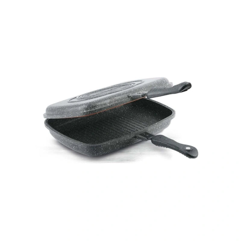 Thermo AD Granite Double Grill Pan 34 x 25 cm - Dark Gray