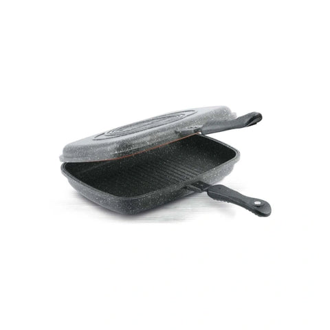 Thermo AD Granite Double Grill Pan 34 x 25 cm - Dark Gray