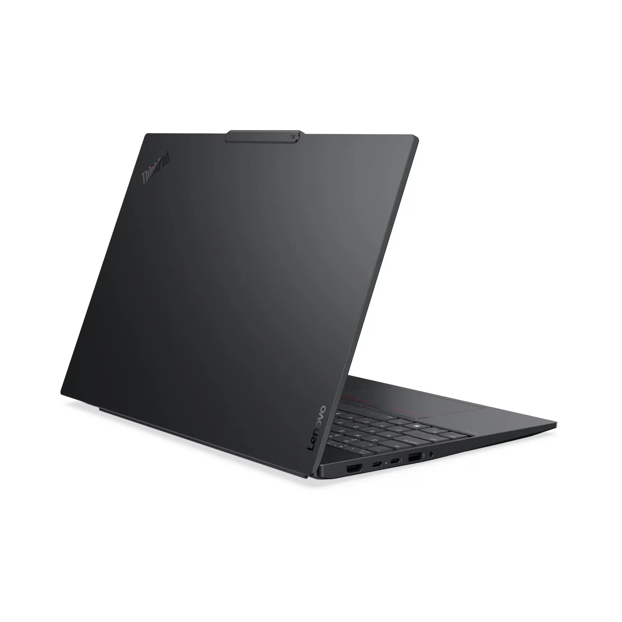 لينوفو لابتوب ThinkPad E16 Gen 3 بشاشة 16 بوصة WUXGA – معالج Intel Core Ultra 5 135H، رام 16 جيجا، هارد 512 جيجا، كرت شاشة Intel Arc Graphics، نظام DOS، لوحة مفاتيح عربي / إنجليزي، أسود، ضمان سنة + حقيبة Toploader