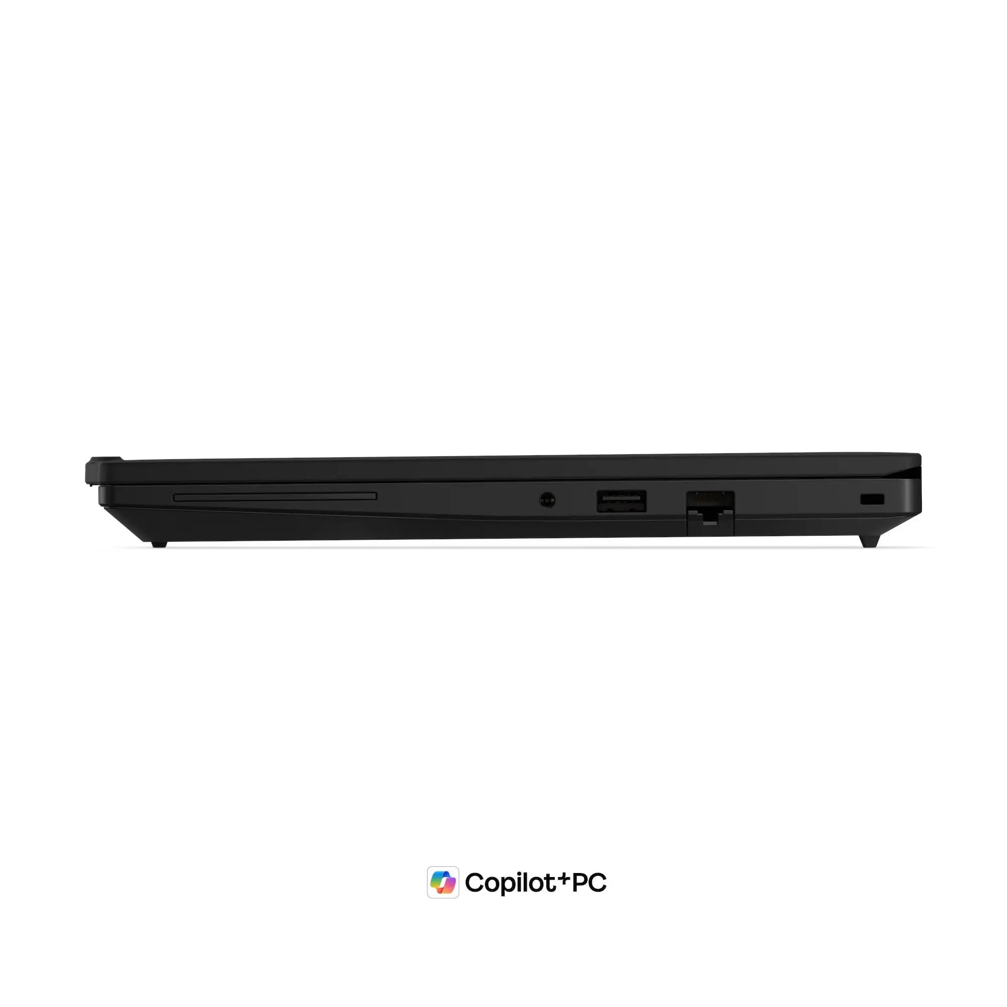 Lenovo ThinkPad T14 Gen 7 14" WUXGA Laptop – Intel Core Ultra 7 355, 16GB LPDDR5X-6800 RAM, 512GB PCIe NVMe SSD, Intel Graphics, Copilot+ PC, DOS, Arabic Keyboard, Black, 3-Year Warranty (1-Year Battery Warranty)