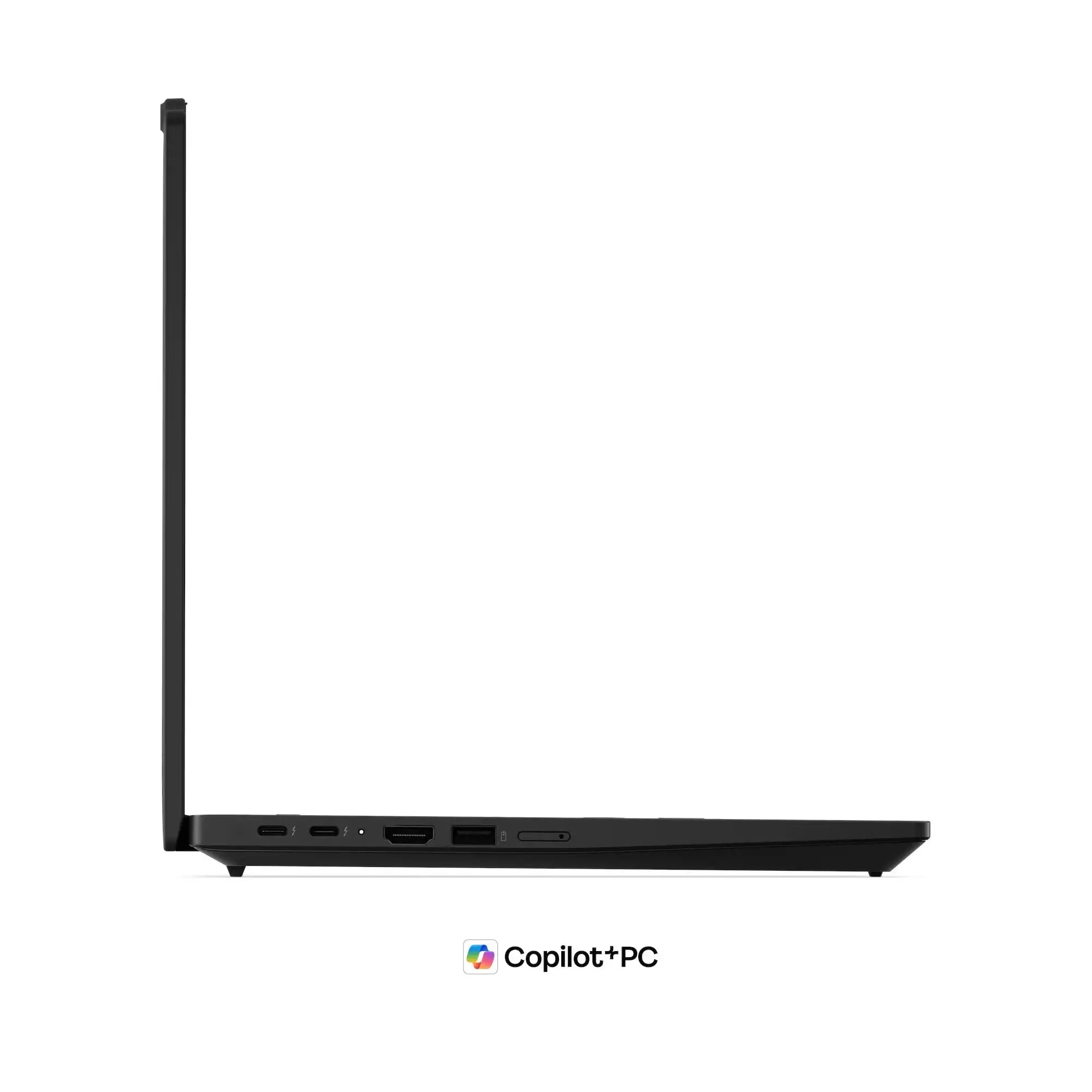Lenovo ThinkPad T14 Gen 7 14" WUXGA Laptop – Intel Core Ultra 7 355, 16GB LPDDR5X-6800 RAM, 512GB PCIe NVMe SSD, Intel Graphics, Copilot+ PC, DOS, Arabic Keyboard, Black, 3-Year Warranty (1-Year Battery Warranty)