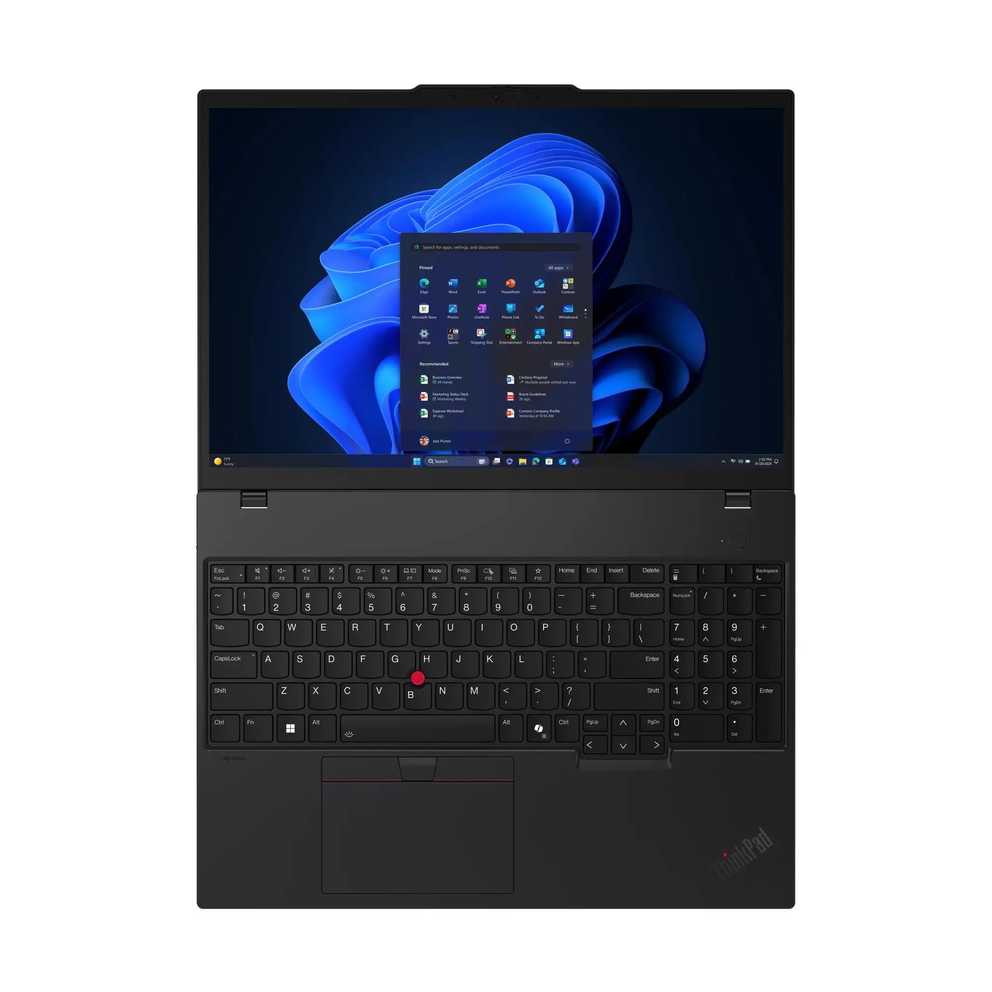 Lenovo ThinkPad T16 Gen 4 16 WUXGA Laptop – Intel Core Ultra 7 258V, 32GB LPDDR5X-8533 RAM, 512GB NVMe M.2 SSD, Intel Arc Graphics 140V, Copilot+ PC, DOS, Backlit EnglishArabic Keyboard, Black, 3-Year Warranty