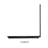 لينوفو لابتوب ThinkPad T16 Gen 5 بشاشة 16 بوصة WUXGA – معالج Intel Core Ultra 5 325، رام 16 جيجا، هارد 512 جيجا، كرت شاشة Intel Graphics، يدعم Copilot+ PC، نظام DOS، لوحة مفاتيح عربي، أسود، ضمان 3 سنوات (ضمان البطارية سنة واحدة).