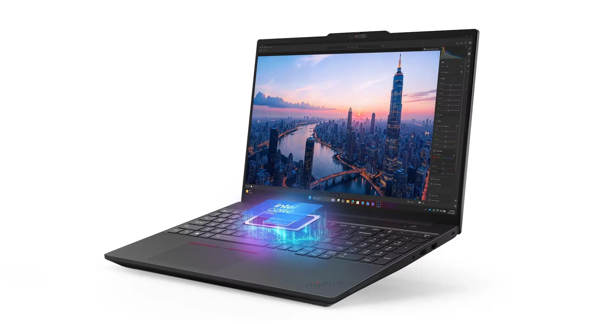 لينوفو لابتوب ThinkPad T16 Gen 5 بشاشة 16 بوصة WUXGA – معالج Intel Core Ultra 5 325، رام 16 جيجا، هارد 512 جيجا، كرت شاشة Intel Graphics، يدعم Copilot+ PC، نظام DOS، لوحة مفاتيح عربي، أسود، ضمان 3 سنوات (ضمان البطارية سنة واحدة).