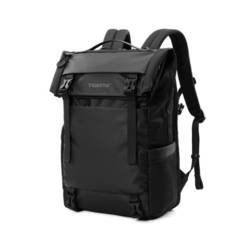 Tigernu Tall 28L–38L Expandable Travel Backpack - Black (T-B91025)