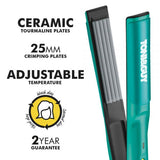 Toni&Guy, Hello Day Secret Volumising Crimper 25mm, Ceramic & Tourmaline Hair Volume Tool