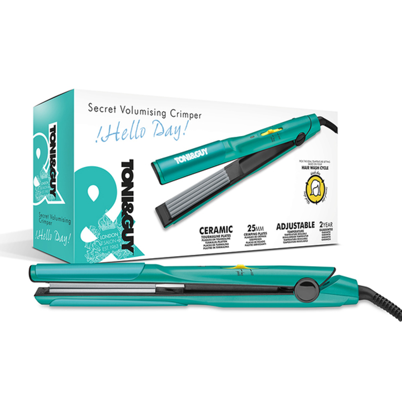 Toni&Guy, Hello Day Secret Volumising Crimper 25mm, Ceramic & Tourmaline Hair Volume Tool