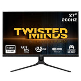 شاشة ألعاب تويستد مايندز TM27FHD200IPS سلسلة Supreme مقاس 27 بوصة، FHD، 200Hz، 0.5ms، HDMI 2.1، Fast IPS - أسود