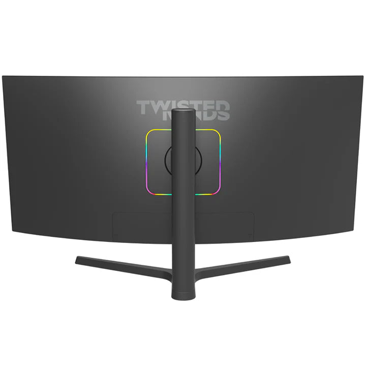 شاشة ألعاب منحنية تويستد مايندز TM34WQHD165VA مقاس 34 بوصة، WQHD VA، 165Hz، 0.5ms، HDMI 2.1 - أسود