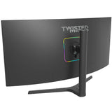 شاشة ألعاب منحنية تويستد مايندز TM34WQHD165VA مقاس 34 بوصة، WQHD VA، 165Hz، 0.5ms، HDMI 2.1 - أسود