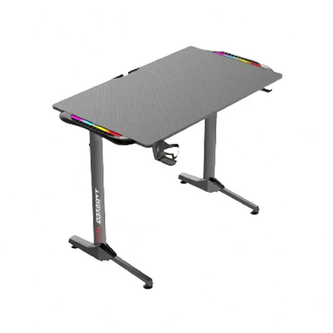 Twisted Minds TM-T-1060-RGB, T Shaped Gaming Desk Carbon Fiber Texture