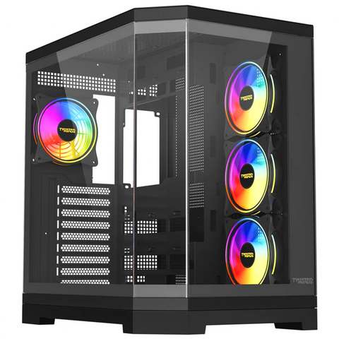 Twisted Minds Vanguard Tempered Glass ATX Mid Tower Gaming Case - Black
