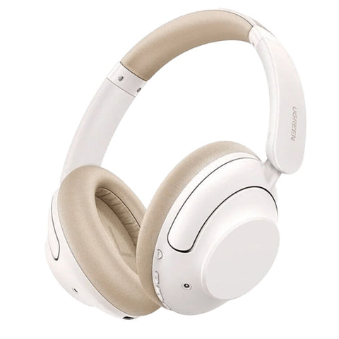 UGREEN HP202, HiTune Max5 Hybrid Active Noise-Cancelling Headphones - White