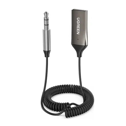 UGREEN Bluetooth Car Receiver Aux with Mic (Space Gray)