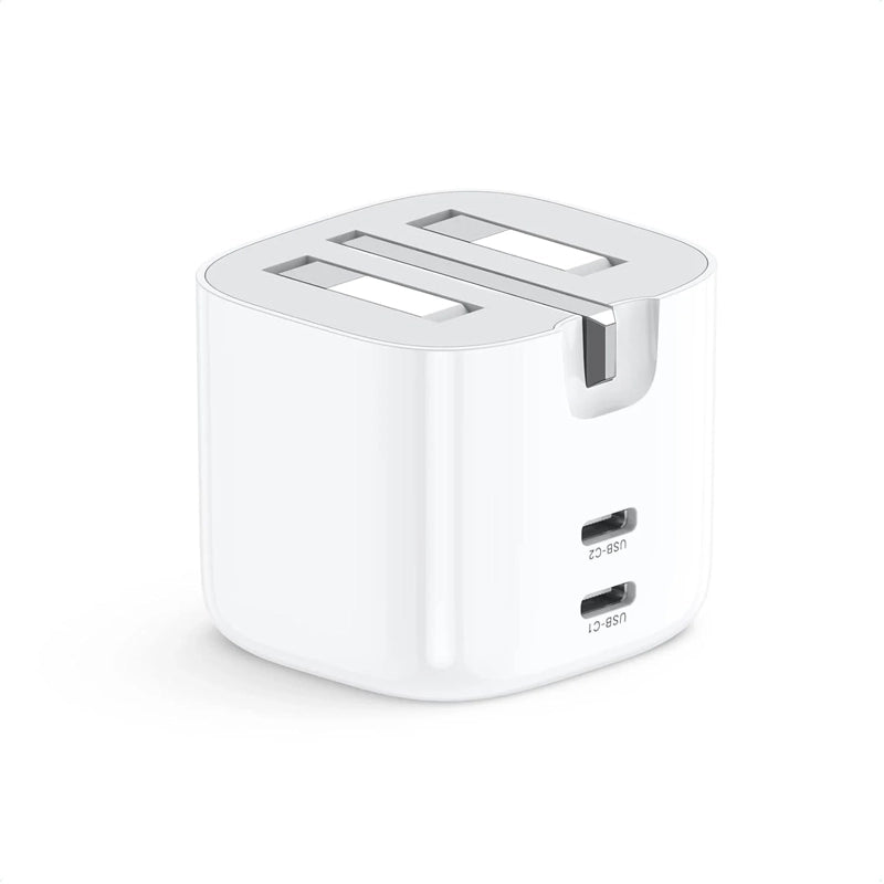 شاحن يو جرين السريع ثنائي USB-C بقوة 40 واط في المملكة المتحدة (20 واط + 20 واط) CD243