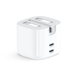 شاحن يو جرين السريع ثنائي USB-C بقوة 40 واط في المملكة المتحدة (20 واط + 20 واط) CD243