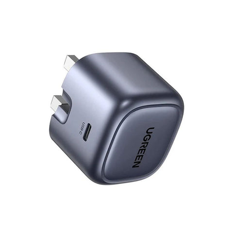UGREEN 25114, Nexode 30W USB-C PD GaN Fast Charger UK - Space Gray