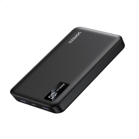 UGREEN 25683, 20000mAh Power Bank with Built-in USB-C Connector - Black